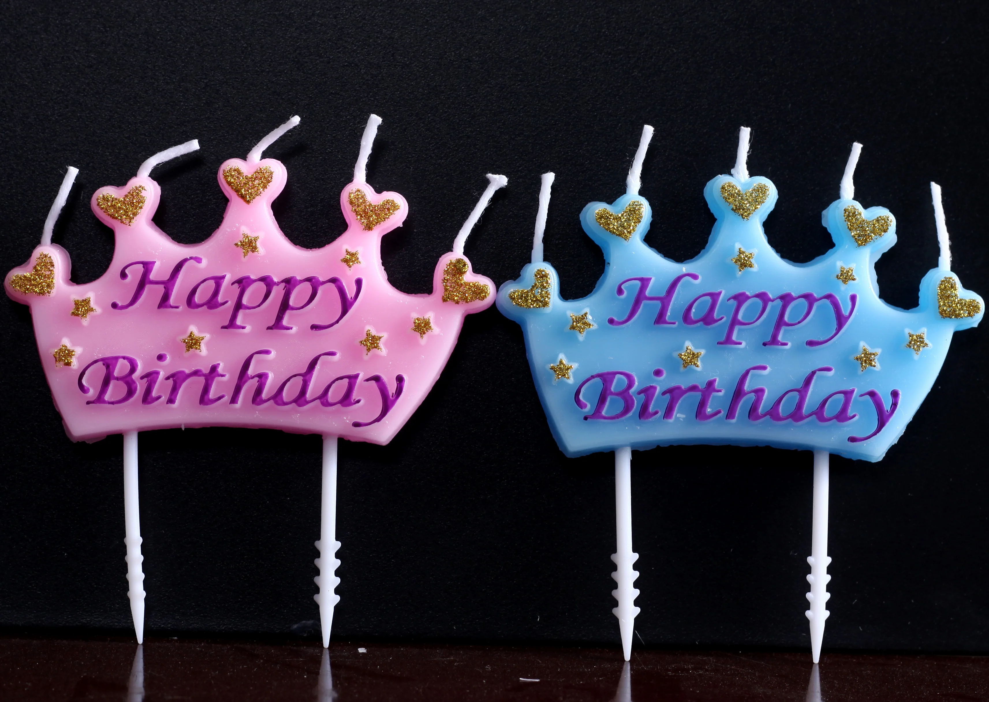 Креативные ароматизированные свечи для дня рождения свадьбы корона