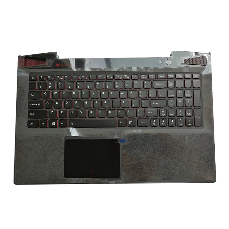 Online Reposamanos Con Teclado De Retroiluminación Para Lenovo IdeaPad Y50, Cubierta Superior De Bisel KB Con TouchPad AP14R000A00, Y50-70