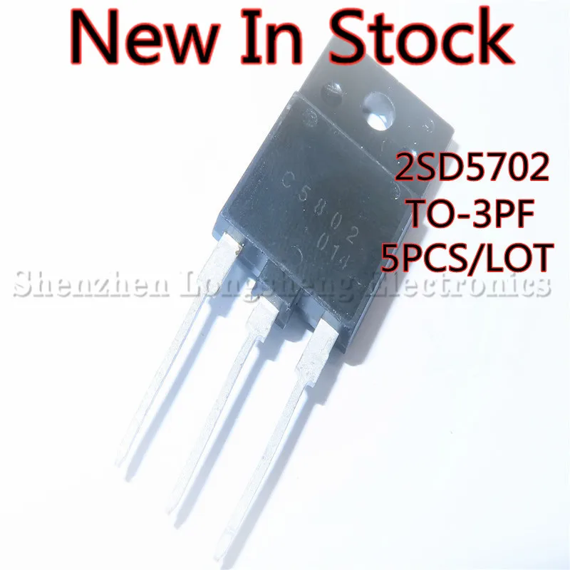 

5PCS/LOT In stock 2SC5802 C5802 KSC5802 TO-3PF NPN Transistor 1500V 10A Quality Assurance
