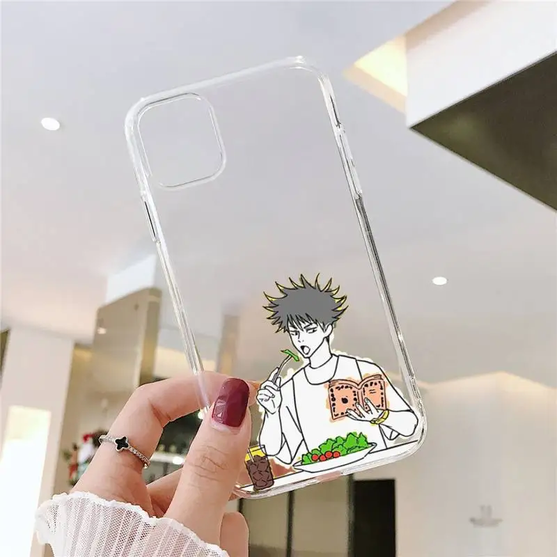 

Jujutsu Kaisen Phone Case Transparent soft For iphone 5 5s 5c se 6 6s 7 8 11 12 plus mini x xs xr pro max