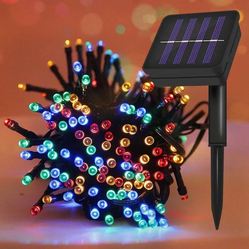 

Outdoors Solar String Light 300LED 8 Modes Solar Lamp Waterproof for Gardens Wedding Party Valentines Christmas Tree Fairy Light