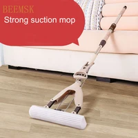 hadeli glue cotton mop sponge mop twist the water mop microfibre nozzle flat rotated spray self squeezing without hand washing