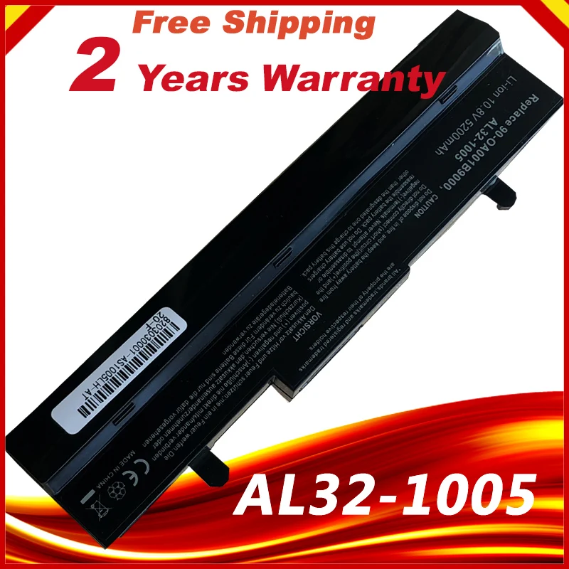 Аккумулятор для ноутбука Asus Eee PC EEEPC 1005 1005H 1005HA 1001 1001HA 1001P 1001PX 1101HA Black|battery for asus|6 cell6