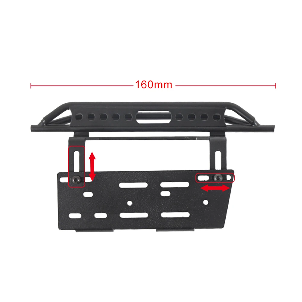 2Pcs Metal RC Car Side Pedal Adjustable Rock Sliders for 1/10 Crawler Axial SCX10 II 90046 90047 Jeep Wrangler Body Upgrade - купить по