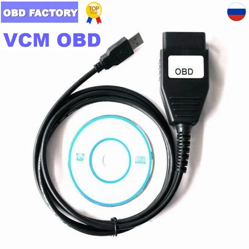 FOCOM USB кабель OBD2 сканер для Ford VCM OBD Focom Mazda диагностический интерфейс|Кабели и