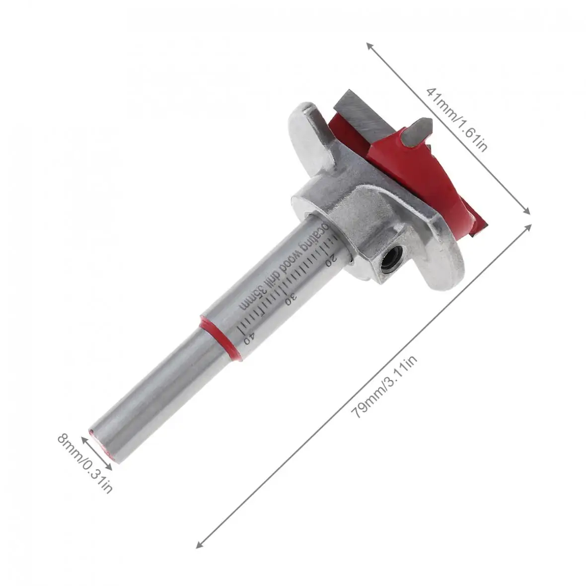 35 мм твердосплавный шарнирный резак для позиционирования Древесины Сверло