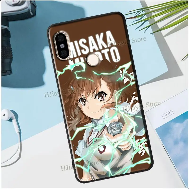 Чехол Misaka Mikoto для Xiaomi Redmi Note 11 8 9 10 Pro 10S 9A 9T Mi Lite 11T POCO X3 M3 M4 F3