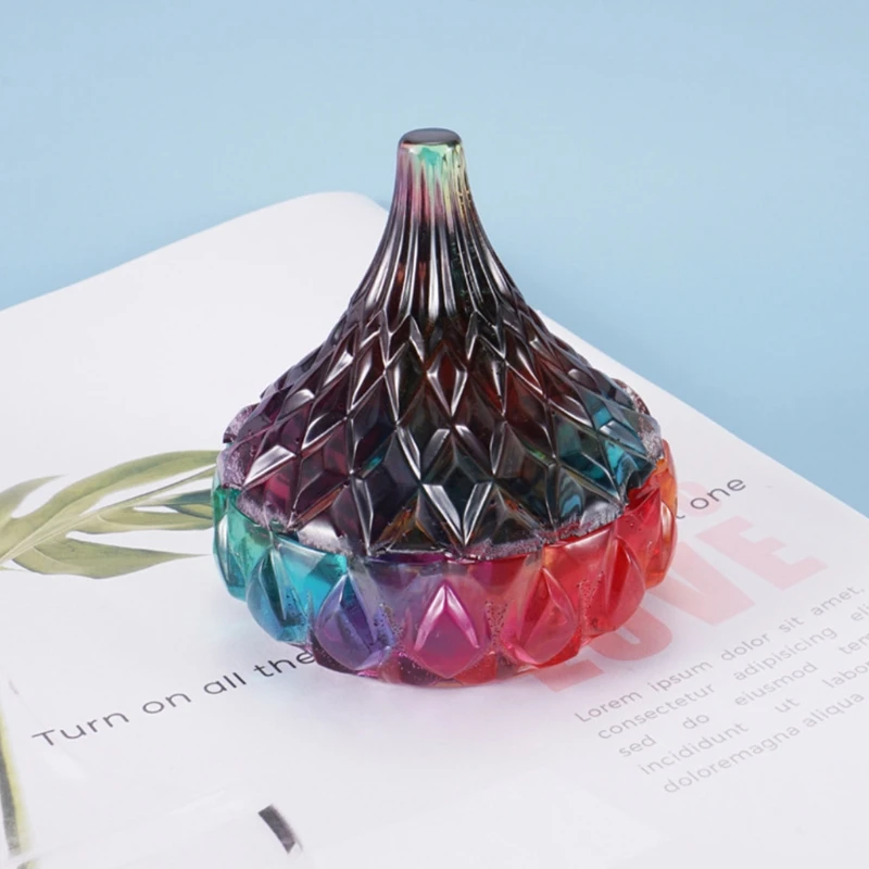 

1 Set Crystal Epoxy Resin Mold Storage Box Casting Silicone Mould DIY Crafts Container Jewelry Decorations Making Tools