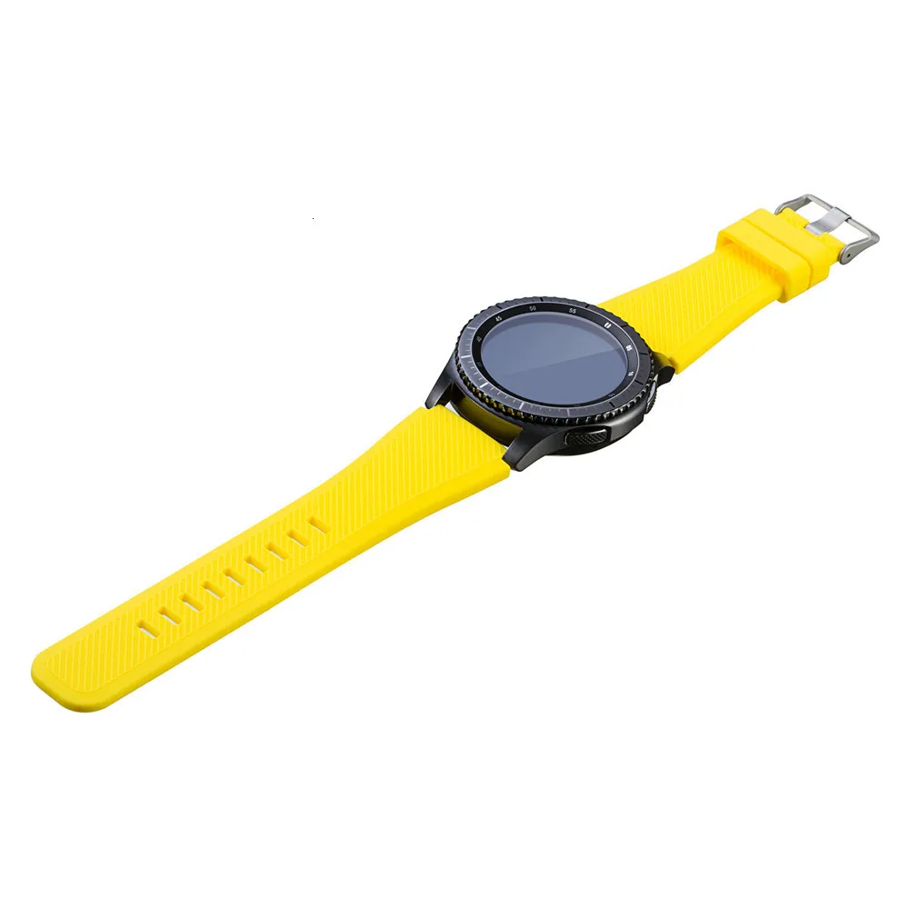 TEAROKE 22 мм силиконовый ремешок для samsung Galaxy Watch 46 мм версия мягкий резиновый спортивный ремешок браслет для gear S3 SM-R800