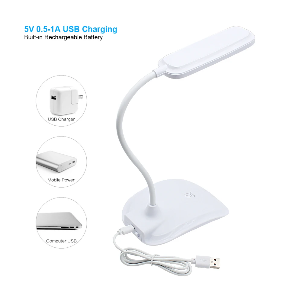 

ztgs USB Charging Natural Warm White Dimmable Night Lights For Bedroom Bedside lighting Touch LED Desk Lamps Built-in Lithium