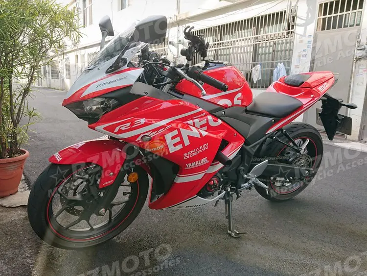 

Новый комплект обтекателей для мотоцикла из АБС-пластика под давлением для YAMAHA YZF-R3 15 16 17 18 YZF R3 R25 2015 2016 2017 2018 красный велосипед