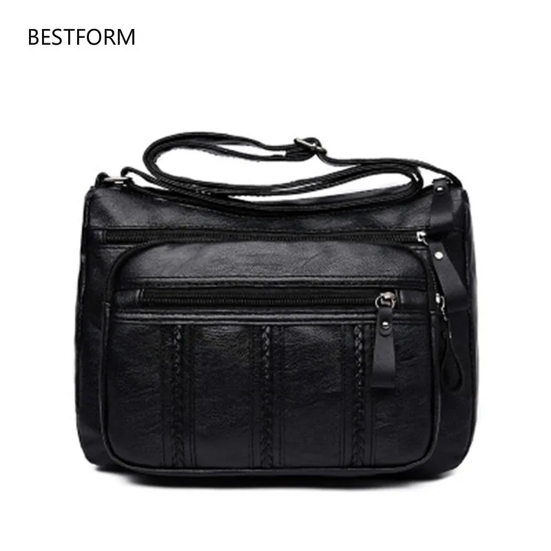 Женская сумка кожаная 2019 дизайнерская брендовая большой вместимости из