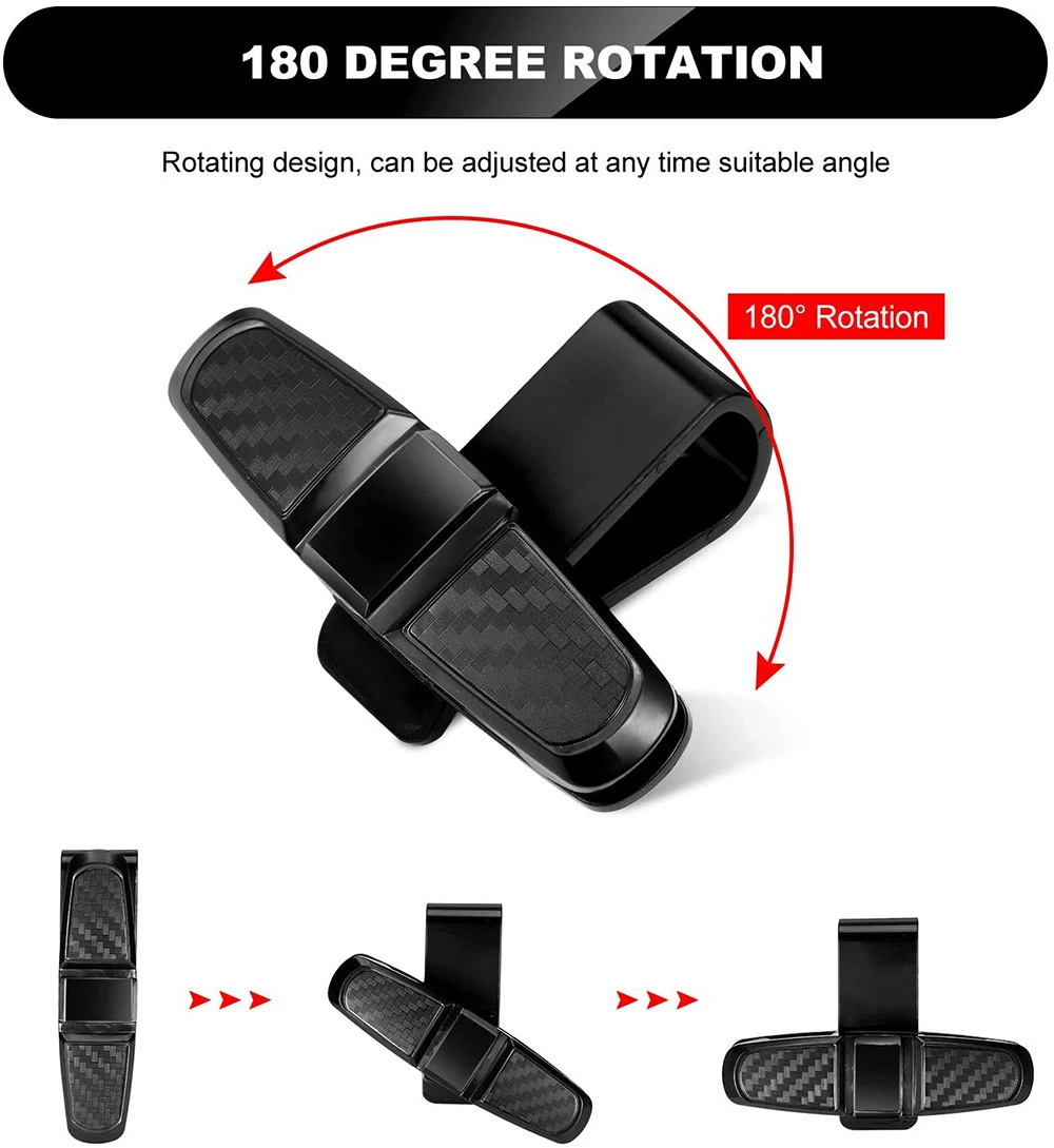 Автомобильный держатель для очков Vexverm портативный зажим билетов карточек