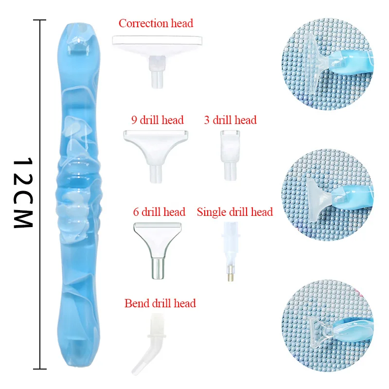 Ручка для алмазной живописи 5D бурильная ручка из смолы инструменты рукоделия