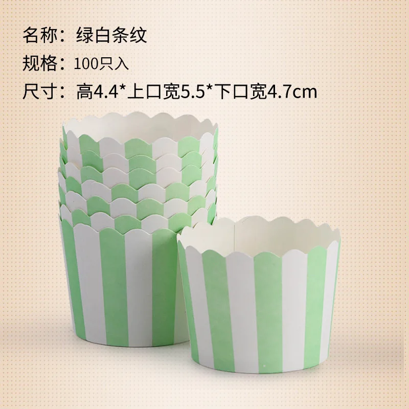 3 Muffin Cupcake Case Paper Cups Christmas Cupcake Holder Liners 50 Pcs/Set Pastry Accessories Colorful DIY Cake Decorating Tools - Цвет: 3