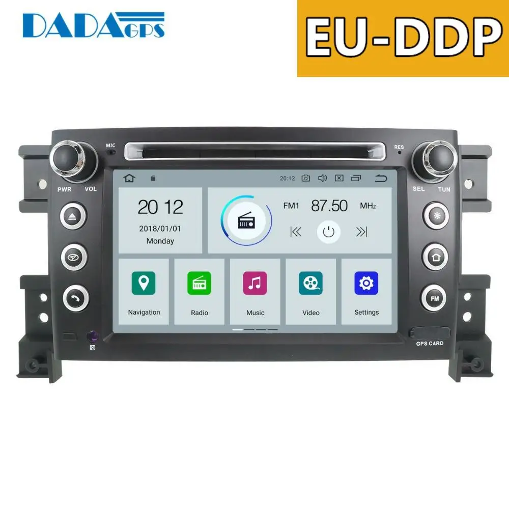 Мультимедийная магнитола для Suzuki Android 9 0 4 + 32 ГБ DVD-плеер Grand Vitara 2005-2012 GPS навигация