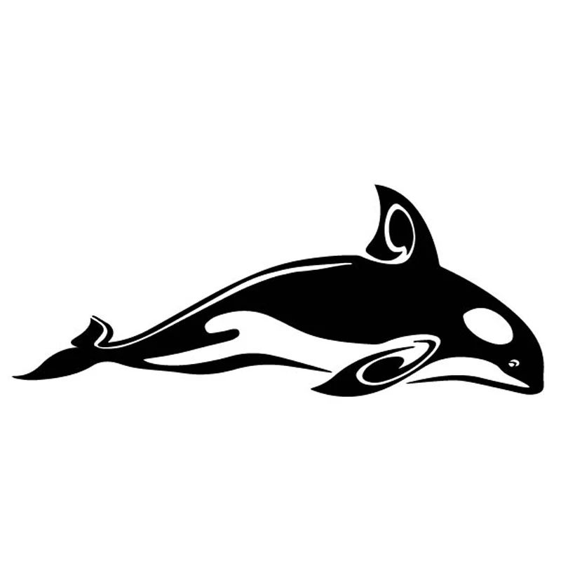 

17,2 см * 6,9 см декоративный Рисунок Кита, автомобильная наклейка, кузов автомобиля, аксессуары, Виниловая наклейка