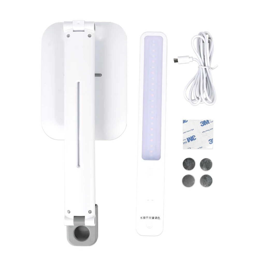 Новая съемсветодиодный Светодиодная настольная лампа 2 в 1 3 режима освещения