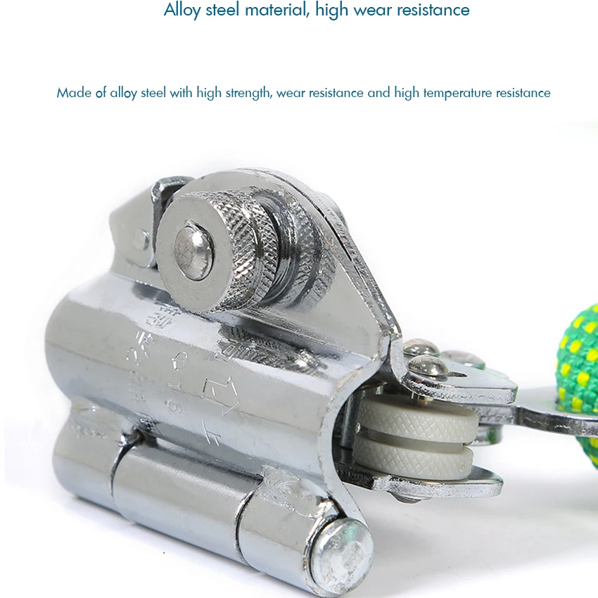 Ручной крючок для захвата веревки с амортизирующим шнурком 60 см подходит 16 мм