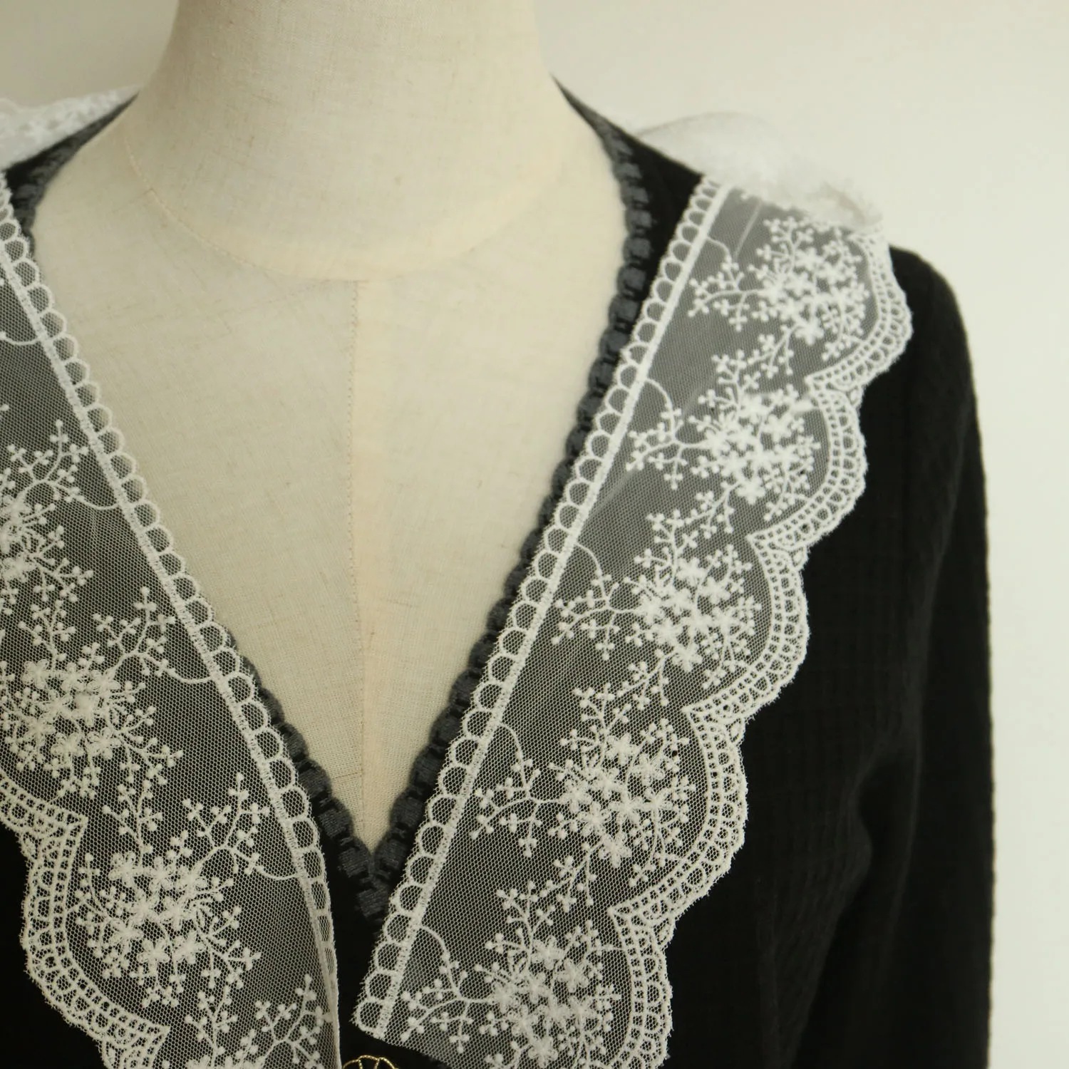 5 ярдов вышивка хлопковые кружевные украшения для одежды мягкие цветочные и