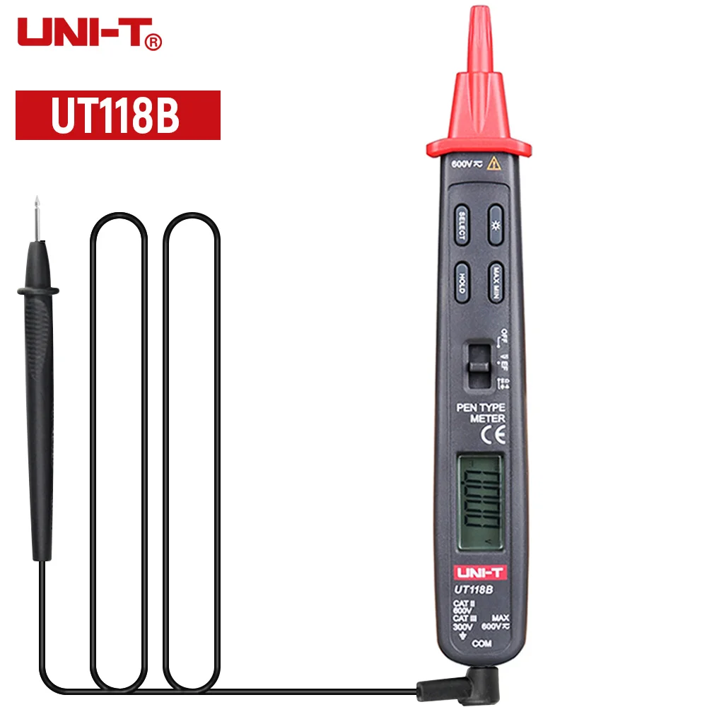 

UNI-T UT118B Pen Type Multimeter Pocket Mini Digital Display Voltmeter Induction Detection Tester