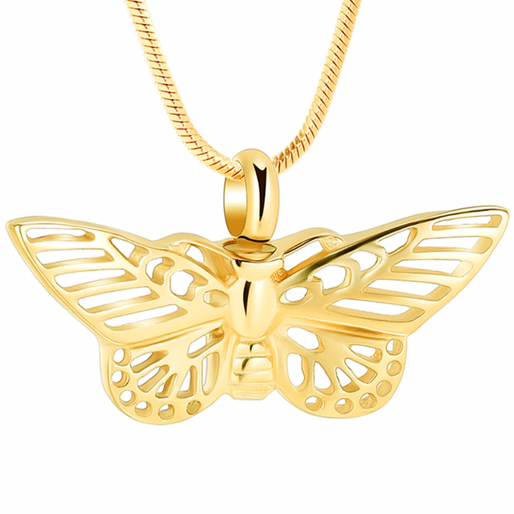 

Cremation Jewelry for Ashes Memorial Keepsake for Beloved's Ashes Urn Pendants Butterfly Cremation Necklace for Ashes