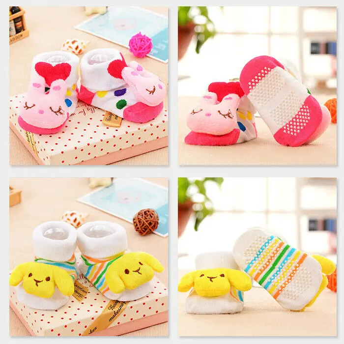 1 пара нескользящие носки тапочки из хлопчатобумажной ткани| |