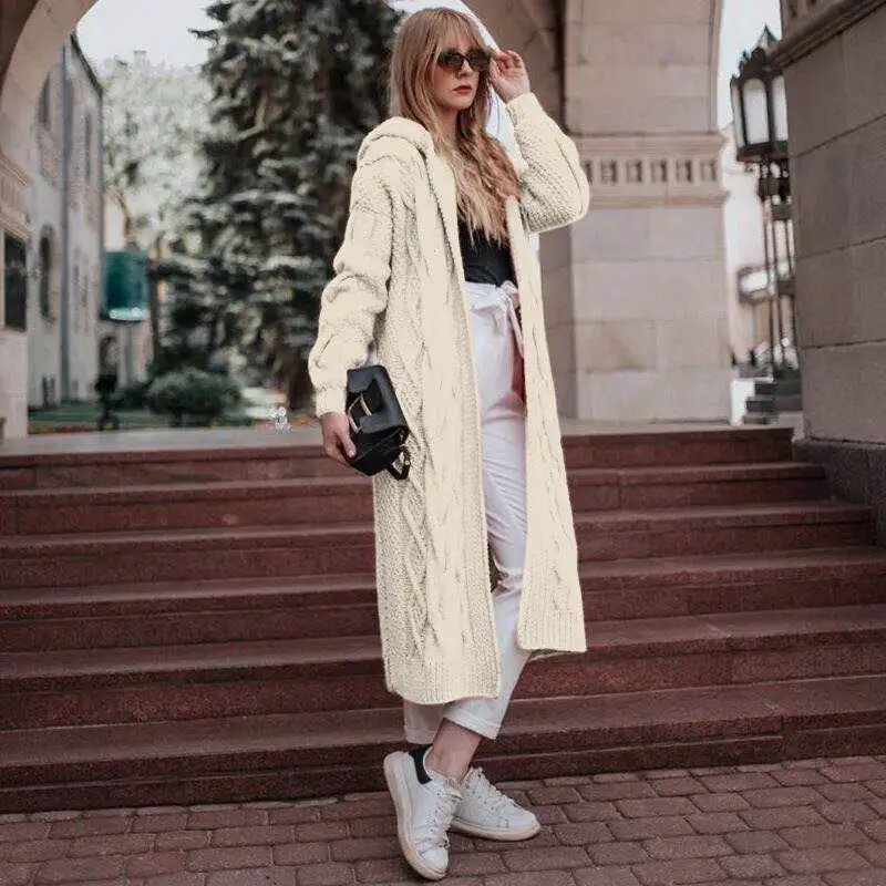 

Women's Sweater Fashion Plus Size Long-Sleeved Cardigan