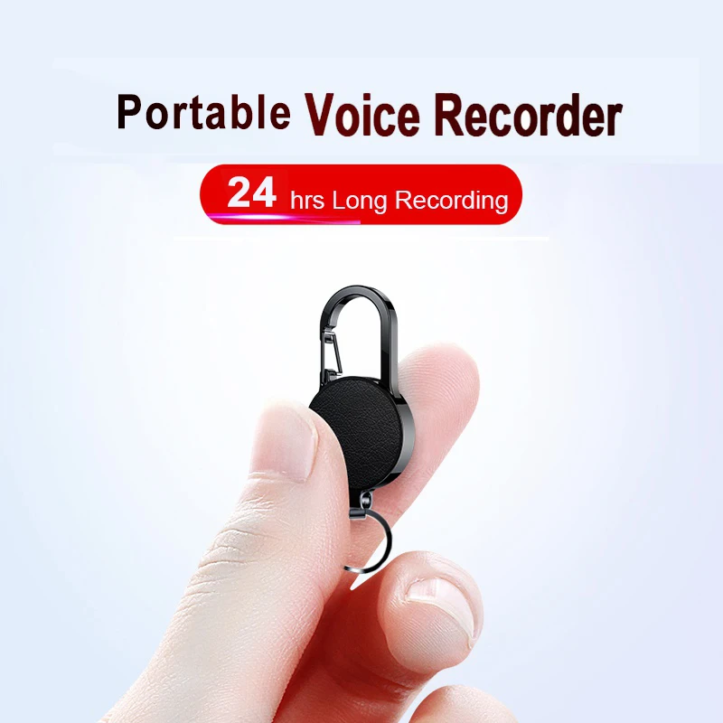 Запись 24 часа компактный профессиональный портативный цифровой аудио-диктофон с