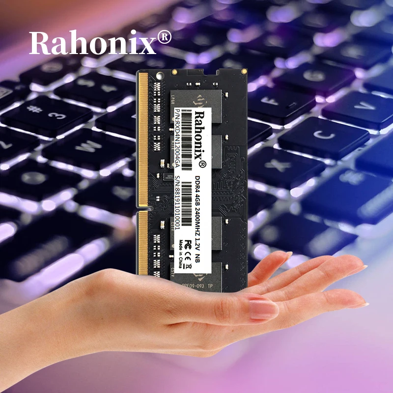 rahonix ddr4 laptop memory ram 8gb 16gb 2400 2666mhz memories sodimm notebook memoria free global shipping