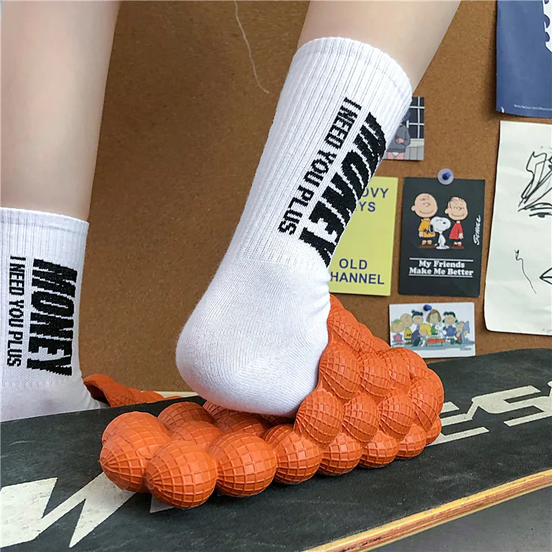 

Couple Summer Slides for Women Outdoor Open Toe Slippers Bubble Massage Litchi Sandals Brand Fashion Designer Sandals Men Clogs