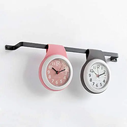 Уникальный дизайн силиконовые водонепроницаемые мини часы для ванной