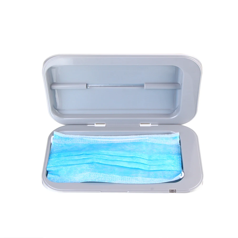 portable uv sterilizer box mobile phone sanitizer case uv disinfector sterilizer for smart cell phone free global shipping