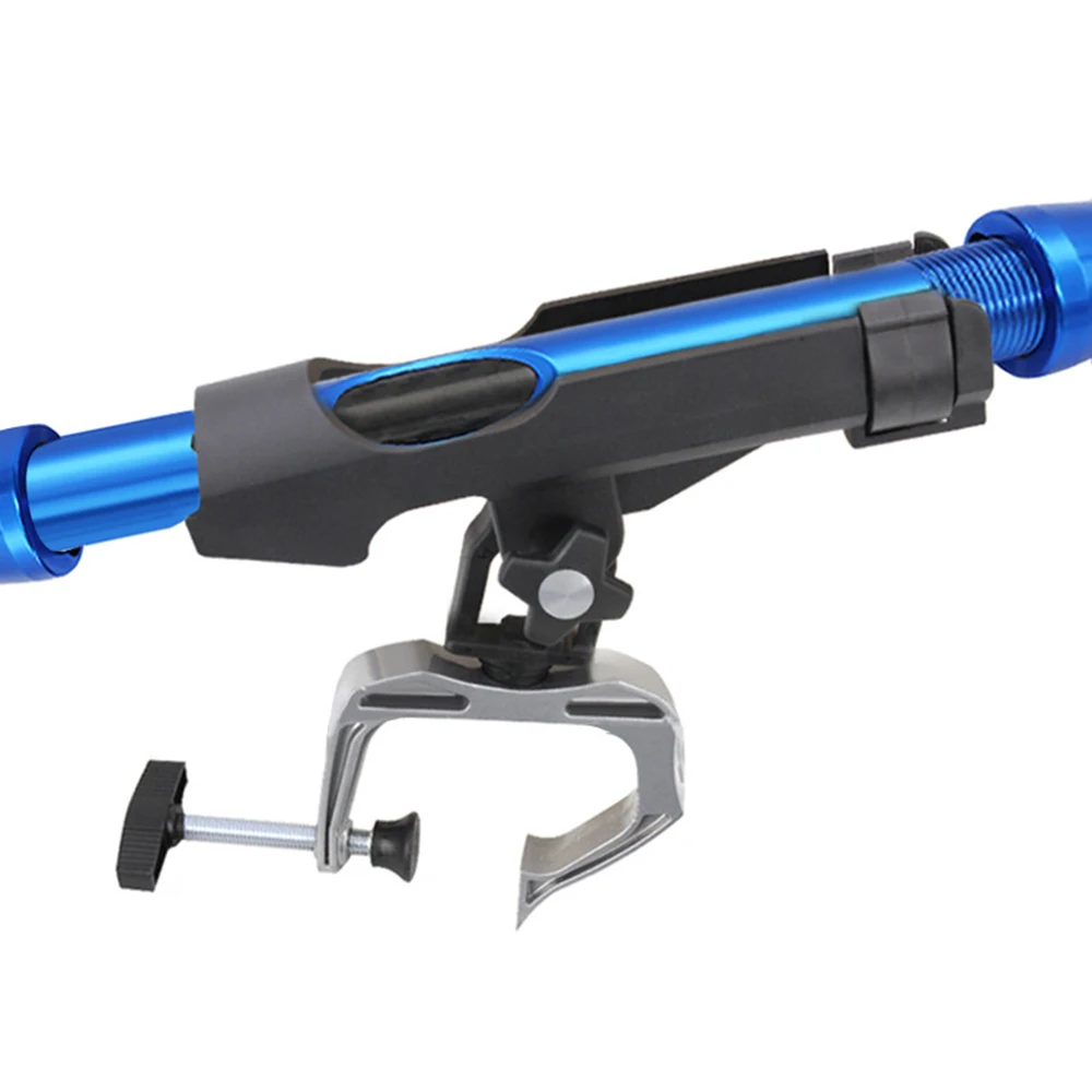 

Держатель удочки из алюминиевого сплава, инструмент для рыбалки с регулируемым зажимом