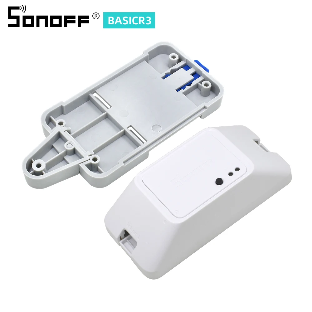 ITEAD SONOFF Basic R2/R3 Wifi беспроводной умный переключатель света DIY модуль приложение/LAN/голосовое дистанционное управление 10A Поддержка Google Home Alexa - Комплект: R3 and DR