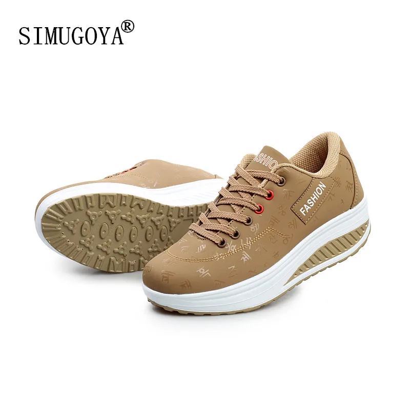 Женские туфли качалки SIMUGOYA повседневные для весны и осени большие размеры 35