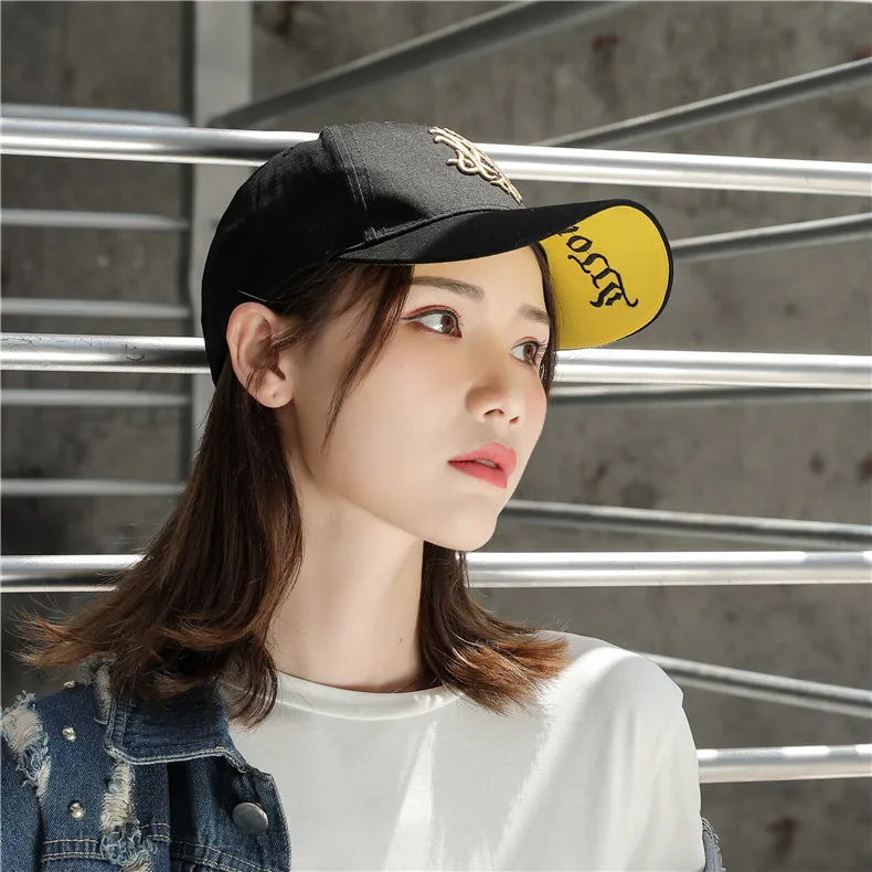

Ladies Letter Hats Spring and Summer Japanese and Korean Style Fashion All-match Cap Unisex Casual Embroidery Baseball Caps