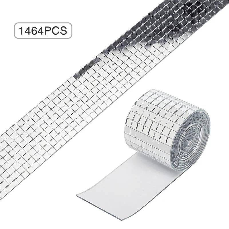 1 рулон зеркальная стеклянная мозаика самоклеящаяся наклейка на стену | Дом и сад