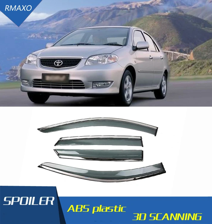 Для Toyota Vios 2003 2007 оконный козырек вентиляционные оттенки Защита от солнца дождя