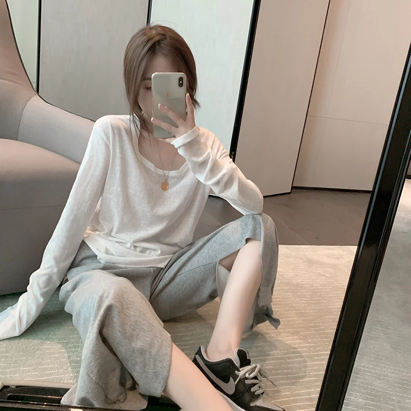 Тонкая рубашка с длинными рукавами красная в сеточку гонконгском стиле для