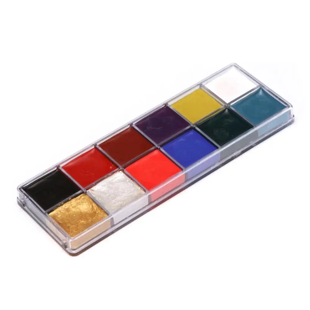 Тату Палитра для лица краска тела макияж масляная живопись искусство Хэллоуин