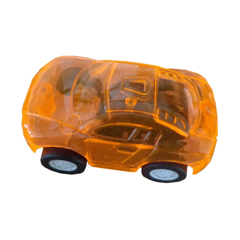 8 шт./лот прозрачные пластиковые милые автомобили игрушки колеса миниатюрная