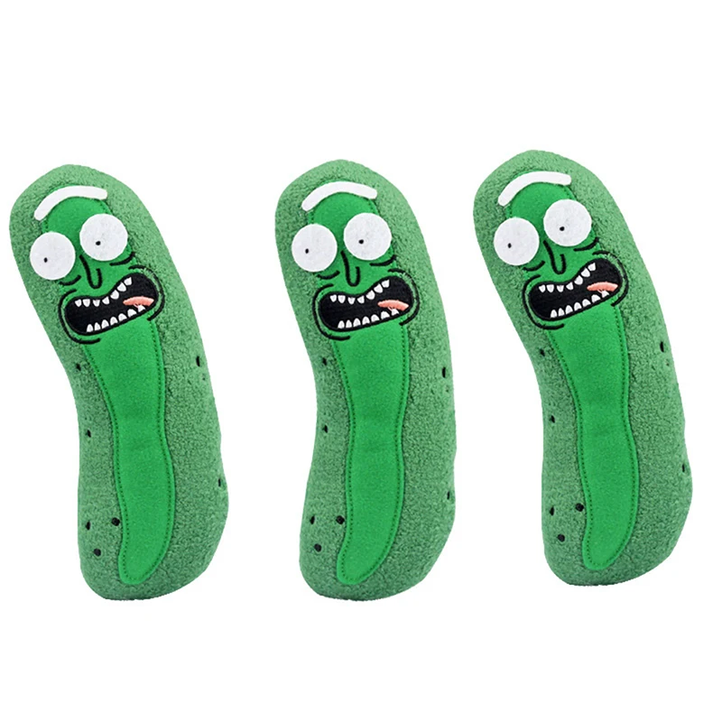 

1PC Cute Pickle Rick 20cm Plush Stuffed Doll Funny Soft Pillow Face Stuffed Doll Toys For Girls Boys Birthday Gifts Kids