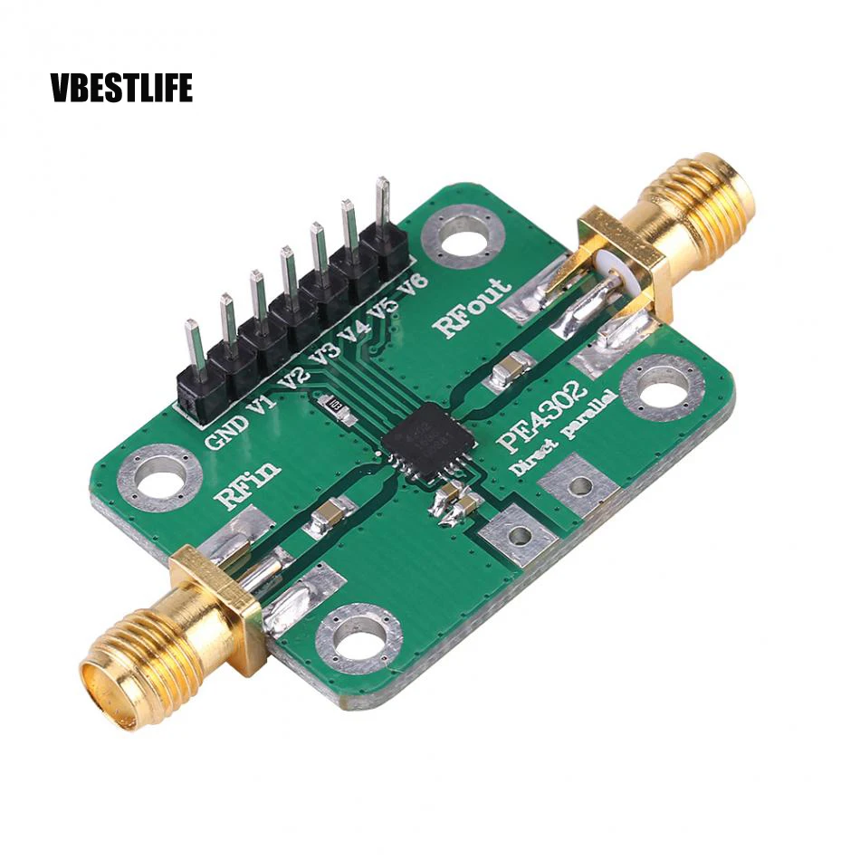 1 шт. RF аттенюатор PE4302 цифровой контроль аттенюатор параллельный мгновенный режим 1 МГц~ 4 ГГц NC аттенюатор