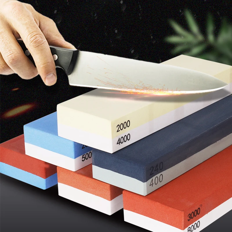 

Профессиональный двусторонний точильный камень для ножей, домашний точильный камень, маслошлифовальный камень, вода, кухонный инструмент