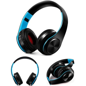 Бесплатная доставка Беспроводные наушники Bluetooth стерео гарнитура, наушники для музыки Поддержка SD карт с микрофоном для мобильных устройств Ipad Iphone