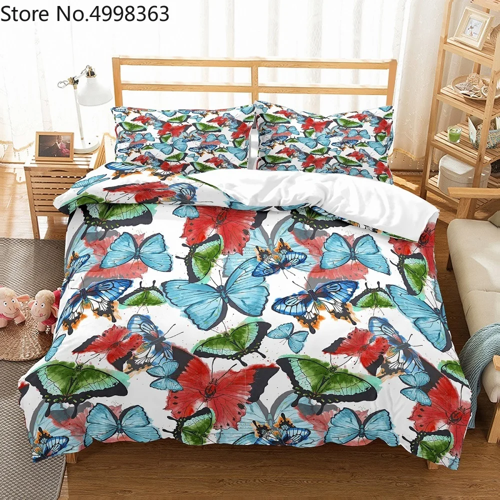 Комплект постельного белья с 3D принтом животных на заказ постельное белье