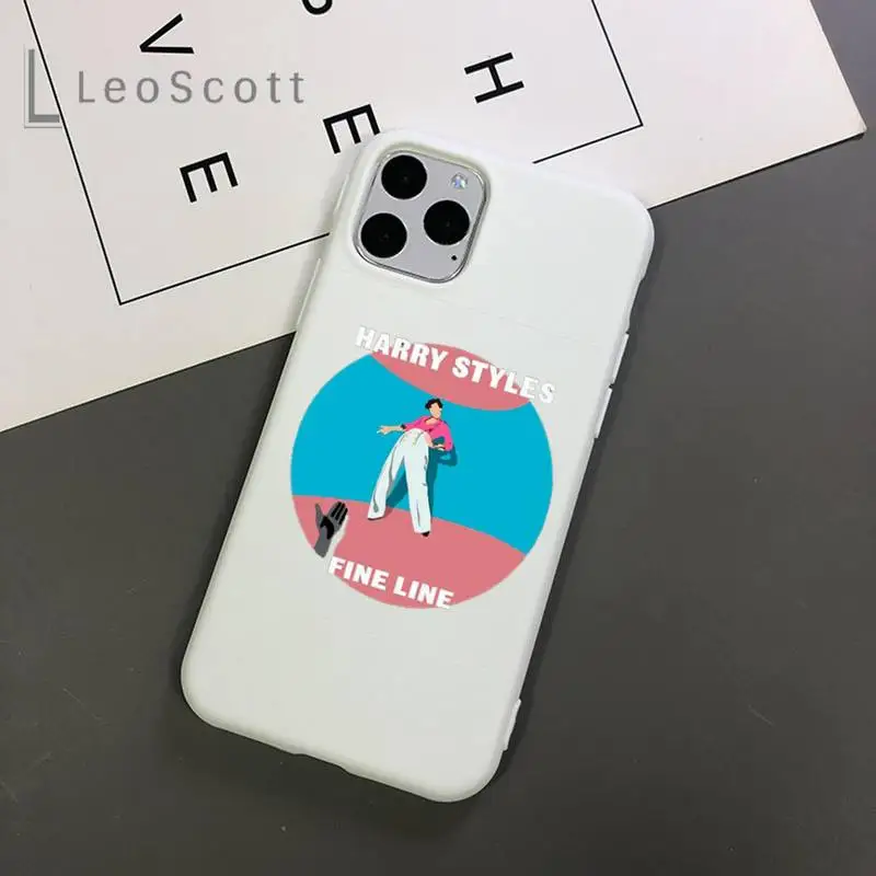

harry styles one direction Phone Case Candy Color for iPhone 11 12 mini pro XS MAX 8 7 6 6S Plus X 5S SE 2020 XR funda coque