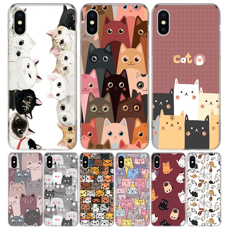 Силиконовый чехол для Apple iPhone 11 13 Pro Max 12 Mini 7 Plus 6 X XR XS 8 6S SE | Мобильные телефоны и