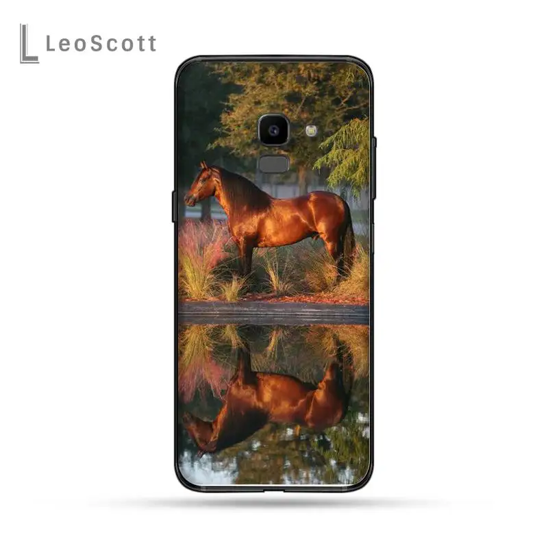 

Watercolor Horse Horses Running Phone Case For Samsung Galaxy J2 J4 J5 J6 J7 J8 2016 2017 2018 Prime Pro plus Neo duo